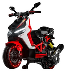 Moto Elétrica Infantil 12V Scooter Large Vermelha
