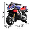 Moto Elétrica Infantil 12V RS660 Azul