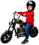 Moto Elétrica Infantil 36V Foston Mini Fs X1 Preta com Raio