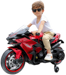 Moto Elétrica Infantil 12V Ninja Vermelho