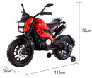 Moto Elétrica Infantil 12V Motocross DLS Vermelha