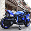 Moto Elétrica Infantil 12V Ninja Azul