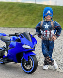 Moto Elétrica Infantil 12V Panigale Azul