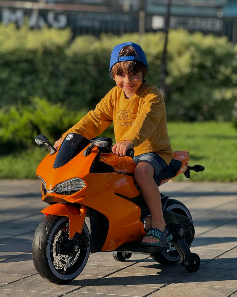 Moto Elétrica Infantil 12V Ducati Laranja