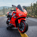 Moto Elétrica Infantil 12V Panigali V4S Vermelha