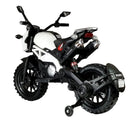Moto Elétrica Infantil 12V Motocross DLS Branca