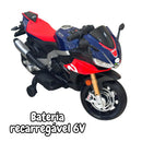 Moto Elétrica Infantil 12V RS660 Azul