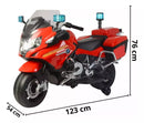 Moto Elétrica Infantil Bombeiro 12V Vermelha