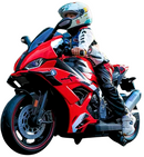 Moto Elétrica Infantil S1000RR 12V – Vermelha
