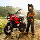 Moto Elétrica Infantil 12V Motocross DLS Vermelha