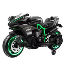 Moto Elétrica Infantil 12V Ninja Verde