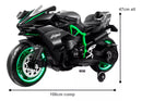 Moto Elétrica Infantil 12V Ninja Verde