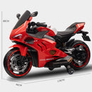 Moto Elétrica Infantil 12V Panigali V4S Vermelha