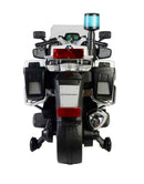 Moto Elétrica Infantil Polícia 12V Preta