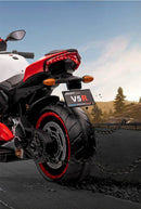 Moto Elétrica Infantil 12V Panigali V4S Vermelha
