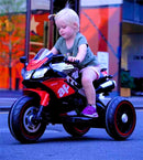 Moto Elétrica Infantil 12V 3 Rodas Vermelha