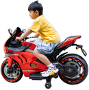 Moto Elétrica Infantil 12V Panigali V4S Vermelha