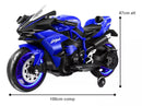 Moto Elétrica Infantil 12V Ninja Azul