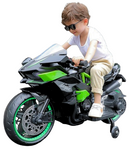 Moto Elétrica Infantil 12V Ninja Verde