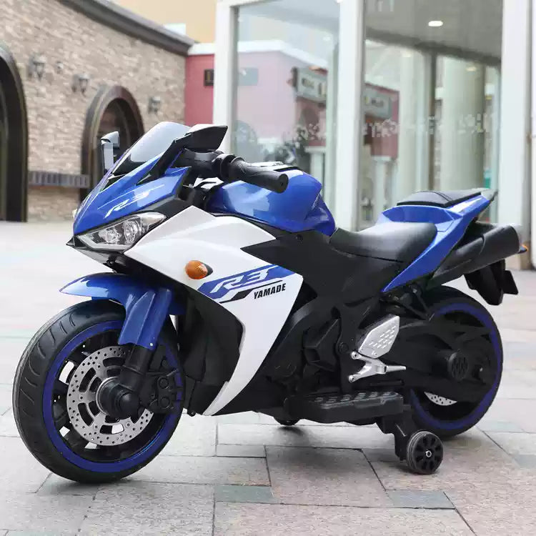 Moto Elétrica Infantil 12V Yamaha R3 Azul