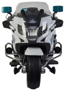 Moto Elétrica Infantil Polícia 12V Branca