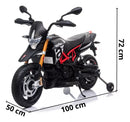 Moto Elétrica Infantil 12V Dorsoduro 900 Preto
