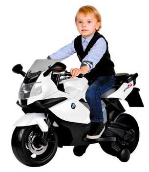 Moto Elétrica Infantil 12V BMW K1300s Branca