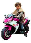 Moto Elétrica Infantil 12V R3 Rosa