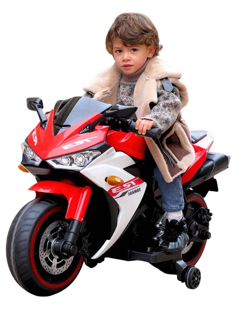 Moto Elétrica Infantil 12V Yamaha R3 Vermelha