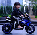 Moto Elétrica Infantil 12V 3 Rodas Azul