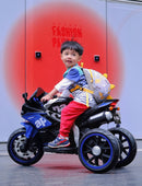 Moto Elétrica Infantil 12V 3 Rodas Azul