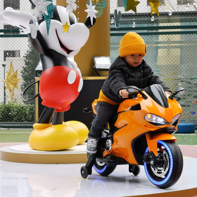 Moto Elétrica Infantil 12V Ducati Laranja