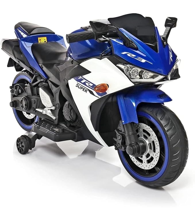 Moto Elétrica Infantil 12V Yamaha R3 Azul