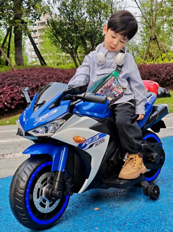 Moto Elétrica Infantil 12V Yamaha R3 Azul