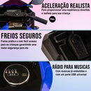 Moto Elétrica Infantil 12V CBR 650 R Azul