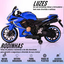 Moto Elétrica Infantil 12V CBR 650 R Azul