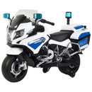 Moto Elétrica Infantil Polícia 12V Cinza