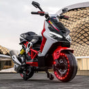 Moto Elétrica Infantil 12V Scooter Large Vermelha