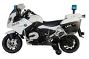 Moto Elétrica Infantil Polícia 12V Preta