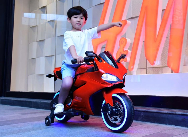 Moto Elétrica Infantil 12V Ducati Laranja