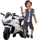 Moto Elétrica Infantil 12V Panigale Branca