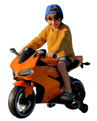 Moto Elétrica Infantil 12V Ducati Laranja