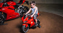 Moto Elétrica Infantil 12V Panigale Vermelha